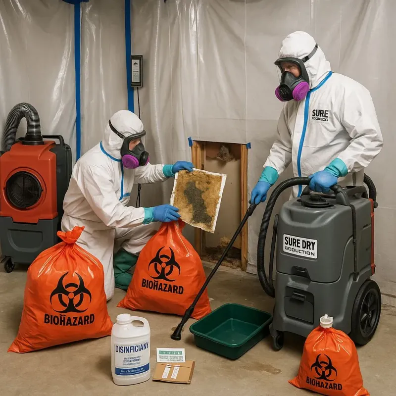 Contaminated Water Handling Protocols process in Long Hill, CT