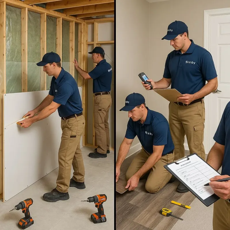 Repairs and Reconstruction process in Long Hill, CT