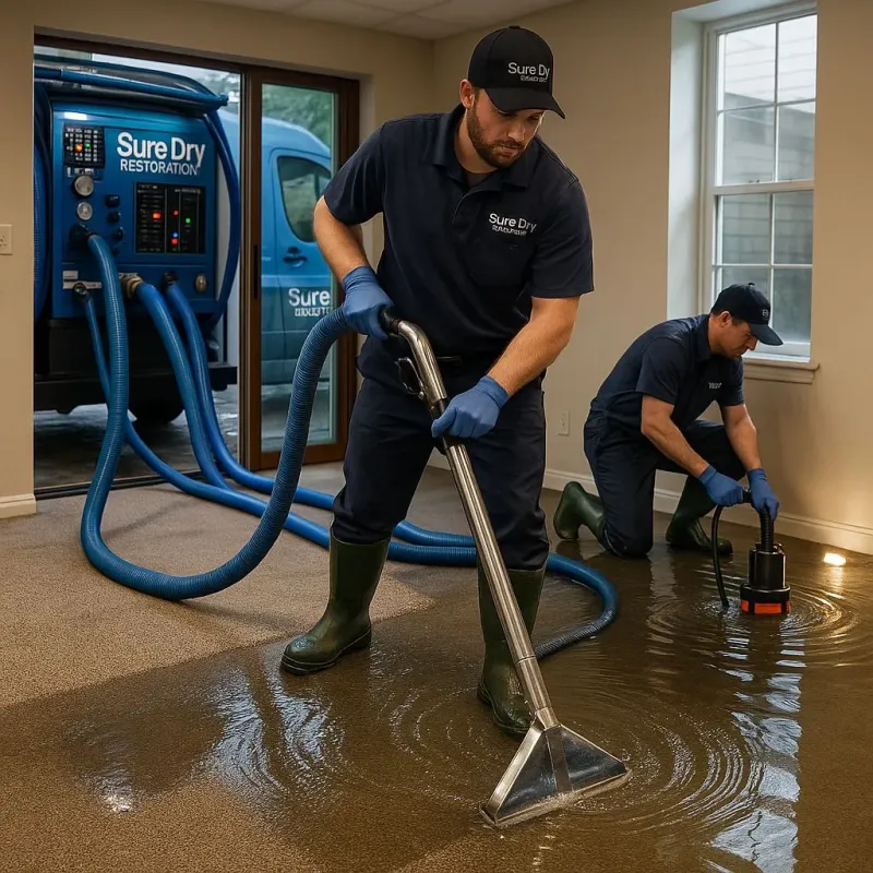 Water Extraction and Removal process in Long Hill, CT